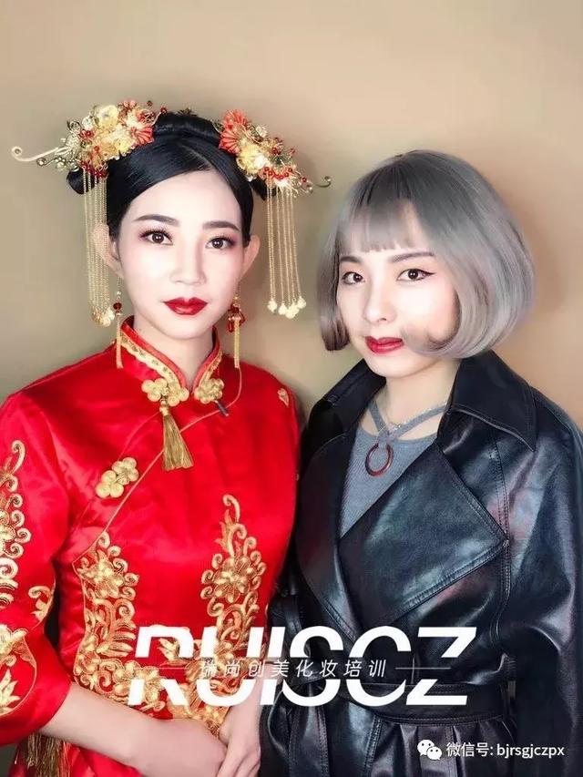 學(xué)員月考作品欣賞：不同風(fēng)格的新娘造型