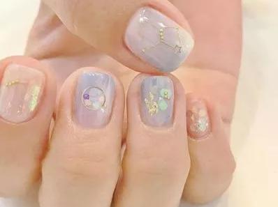 清新減齡的少女心美甲，超多經(jīng)典元素